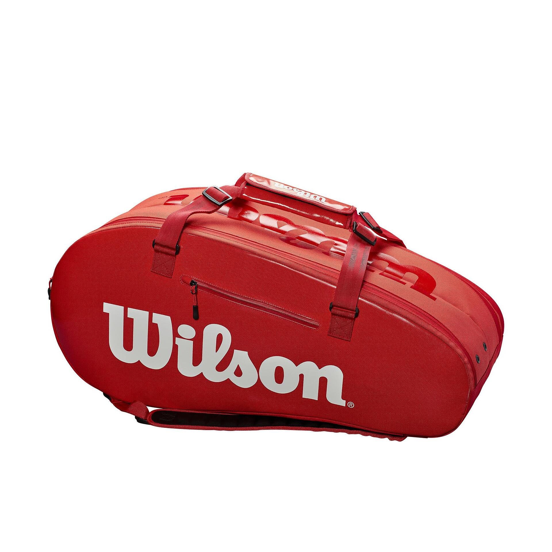 Тенис Сак За Ракети Wilson Super Tour 2 Comp Large Red Wrz840809