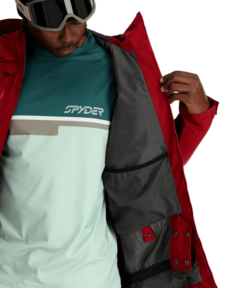 Ски Яке Spyder M Jagged Gtx Shell Jacket Mineral | Sportbox.Bg