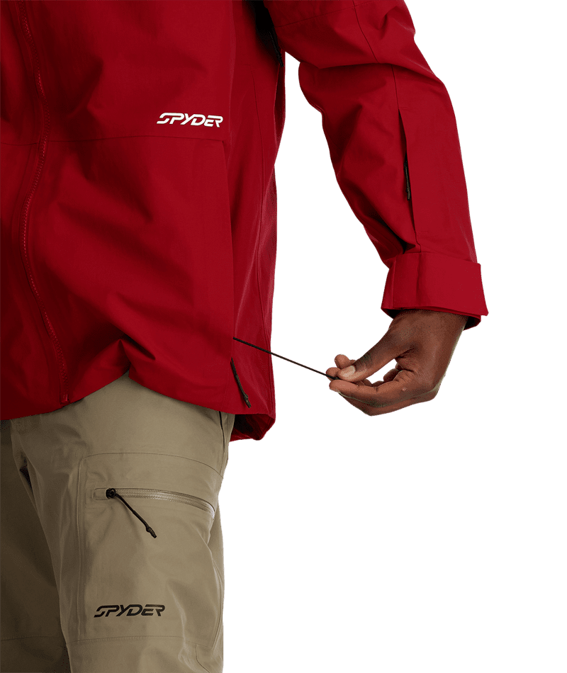 Ски Яке Spyder M Jagged Gtx Shell Jacket Mineral | Sportbox.Bg