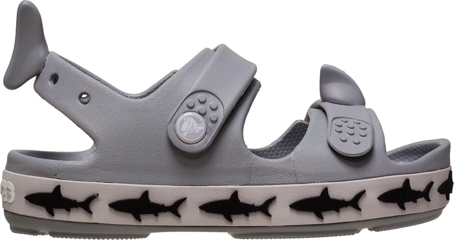Детски Чехли CROCS Crocband Cruiser Shark SandalT Light Grey | sportbox.bg
