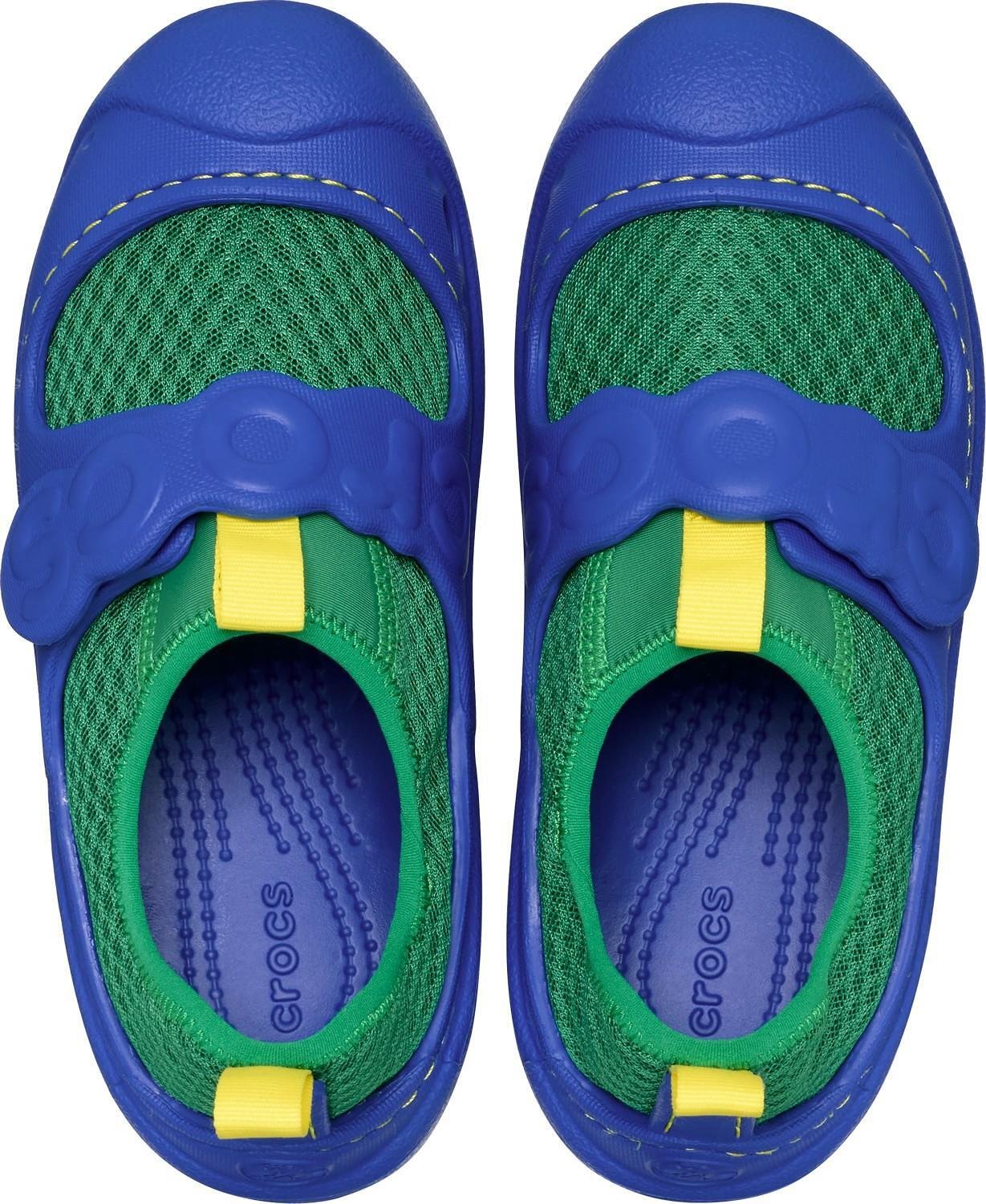 Детски Чехли Кроксове Crocs Swiftwater Splash K 210619 Green Ivy 69375