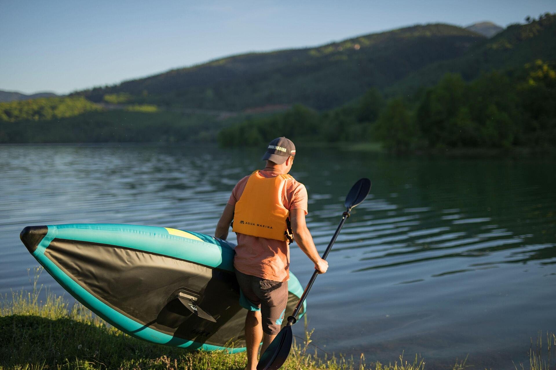 Надуваем каяк Aqua Marina Steam Inflatable Kayak ST-312