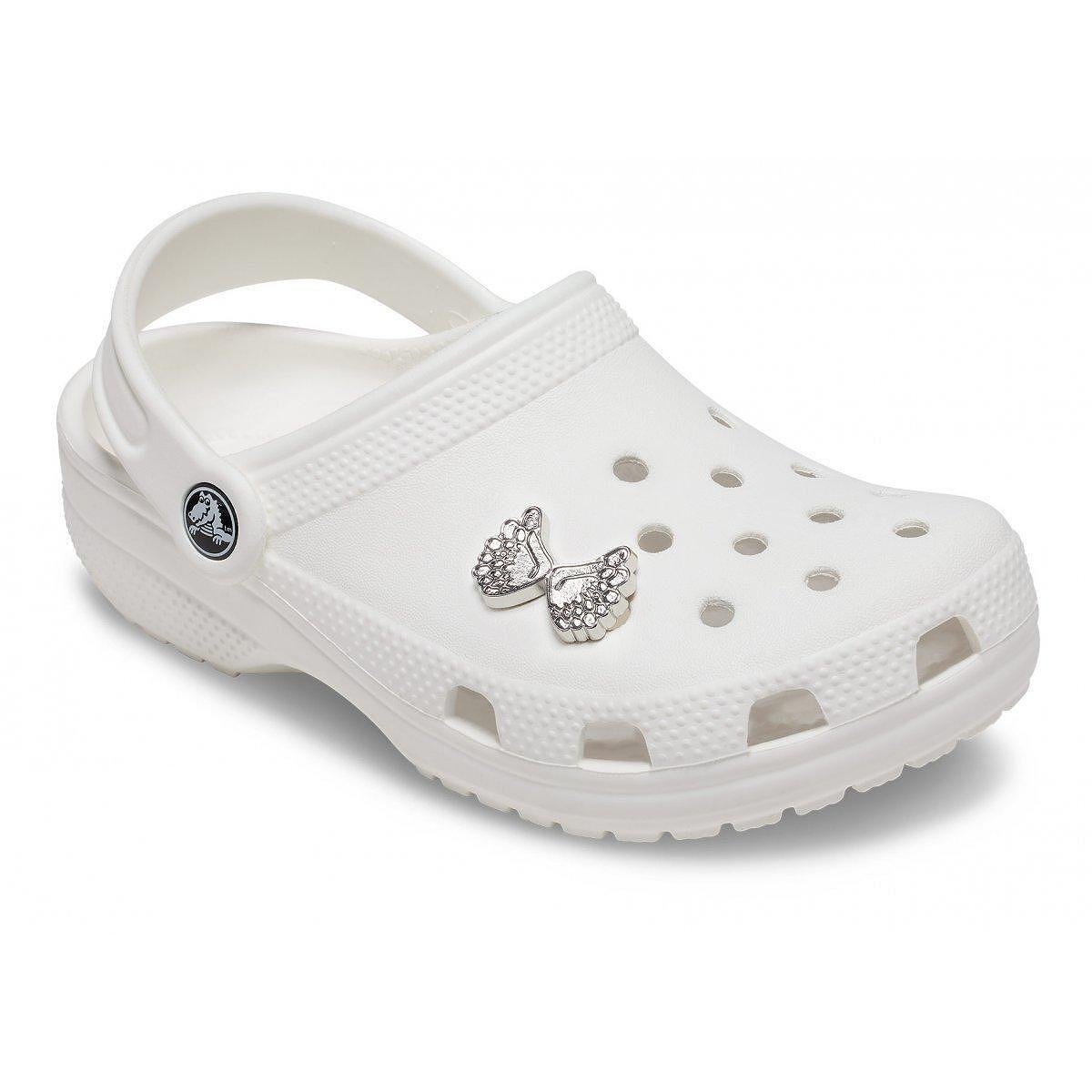 Джибит значка Crocs Jibbitz Open Metallic Angel Wings