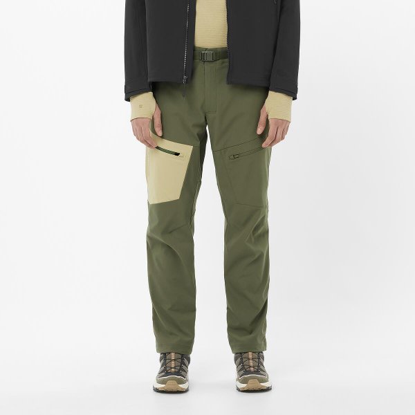 Туристически панталони Salomon Outerpath Utility Green