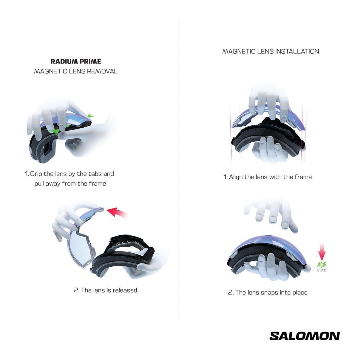 Ски Очила Salomon Goggles Radium Prime Sigmaphoto Bk/Pr 478879
