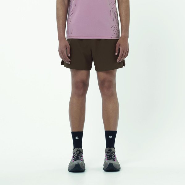 Спортен Къс Панталон Salomon Shkout Core Shorts 5 M Coffee Bean C27779M ...
