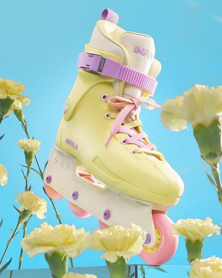 Ролери жълти Impala Lightspeed Inline Skate Buttercup Yellow